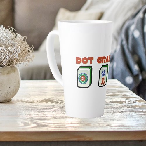 Mahjong Dot Crak Bam   Latte Mug