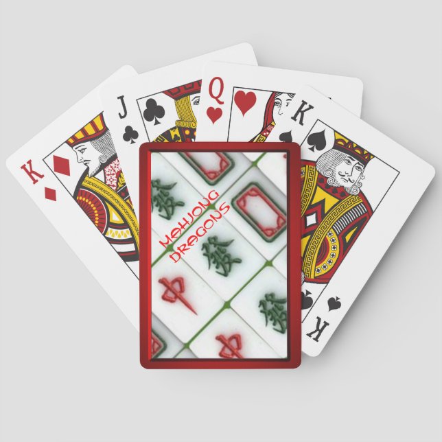 Mahjong-dragons Poker Cards (Back)