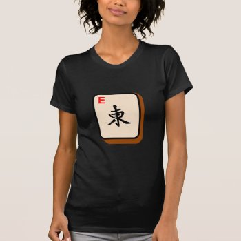 Mahjong East T-shirt by Grandslam_Designs at Zazzle