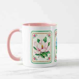 Mahjong Flowers Mug