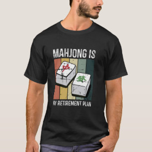 Mahjong Funny Saying Lucky Mah-Jongg Game Player V T-Shirt