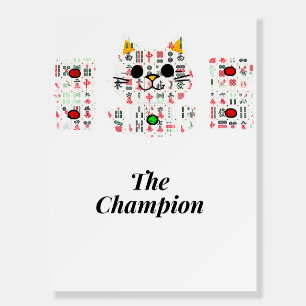 Mahjong game Foam Board