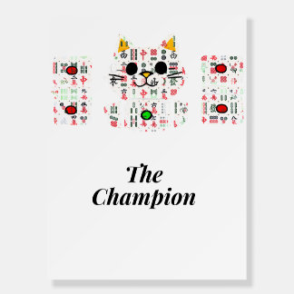 Mahjong game Foam Board