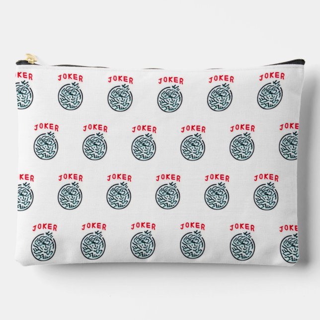 MahJong game symbol Joker tile Accessory Pouch (Front)
