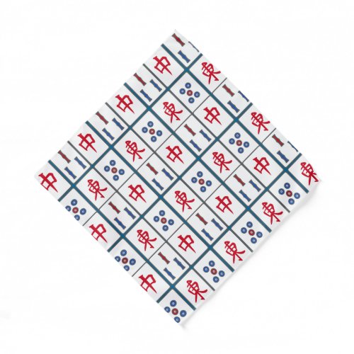 Mahjong Game Tiles Design Bandana