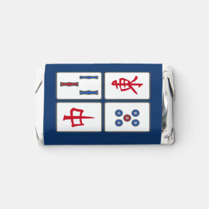 Mahjong Game Tiles Design Hershey's Miniatures