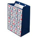Mahjong Game Tiles Design Medium Gift Bag