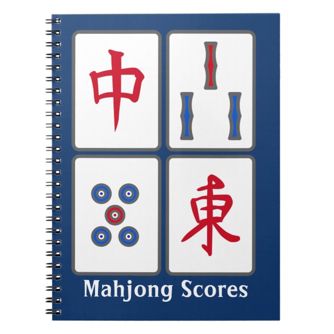 Mahjong Game Tiles Design Notebook