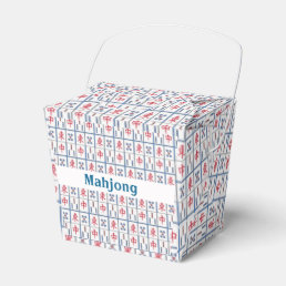 Mahjong Game Tiles Design Party Favor Box