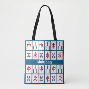 Mahjong Game Tiles DesignTote Bag