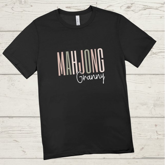 Mahjong granny | Funny mahjong  T-Shirt (Creator Uploaded)