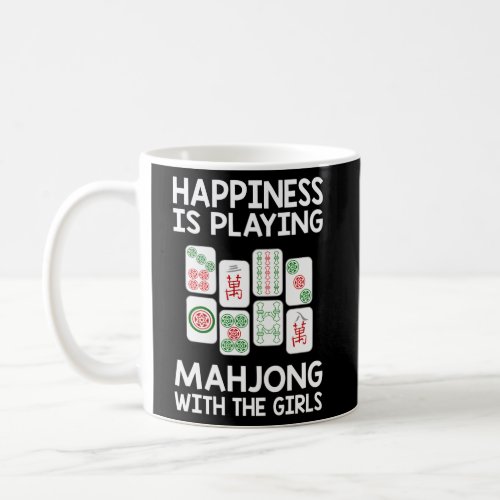 Mahjong Happiness Is Playing Mahjong Coffee Mug
