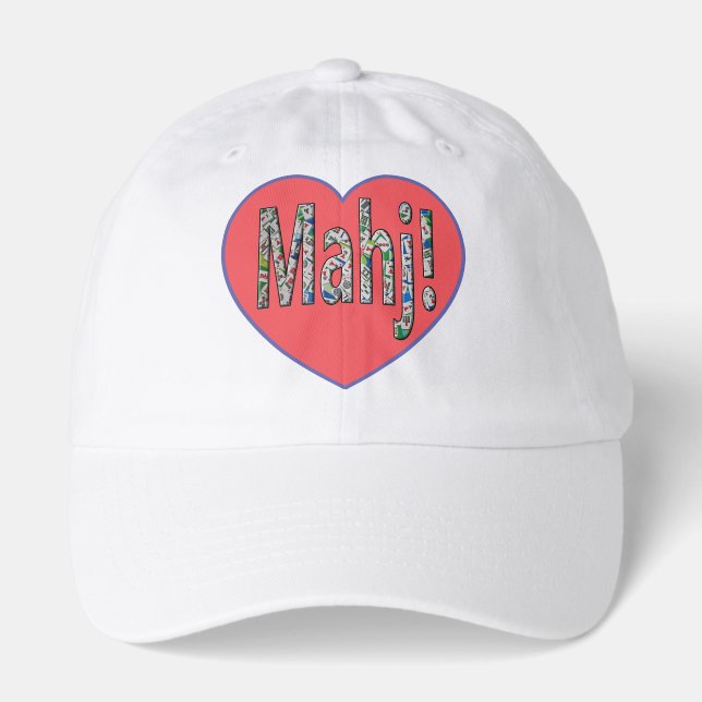 Mahjong Hat - Love Mahj! (Front)