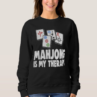 Mahjong Is My Therapy Tee Women Game Lovers