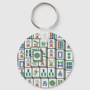 mahjong keychain