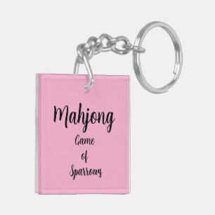 Mahjong keychain