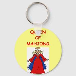 mahjong keychain