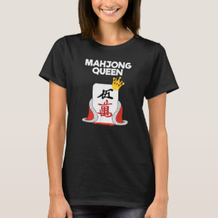 Mahjong Love Playing Chinese Game Mah Jongg Player T-Shirt