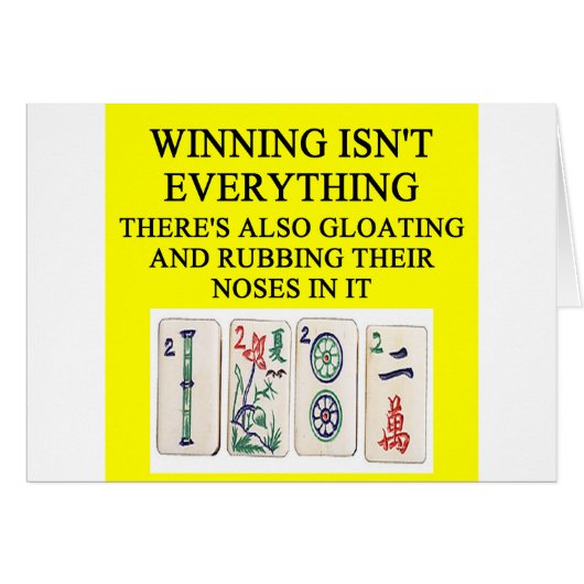 MAHJONG lover Cards (Front Horizontal)