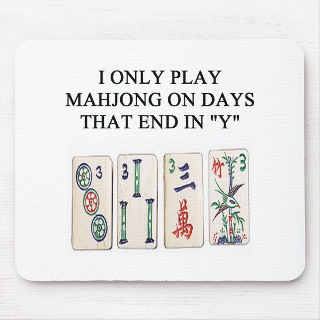 mahjong lover mouse pad (Front)