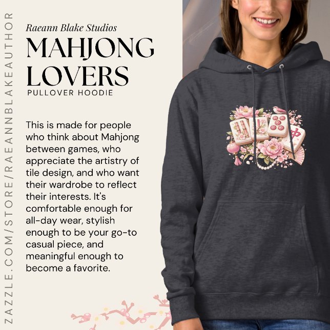 Mahjong Lovers Pullover Hoodie (Creator Uploaded)