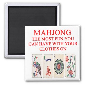 Mahjong Magnet by jimbuf at Zazzle