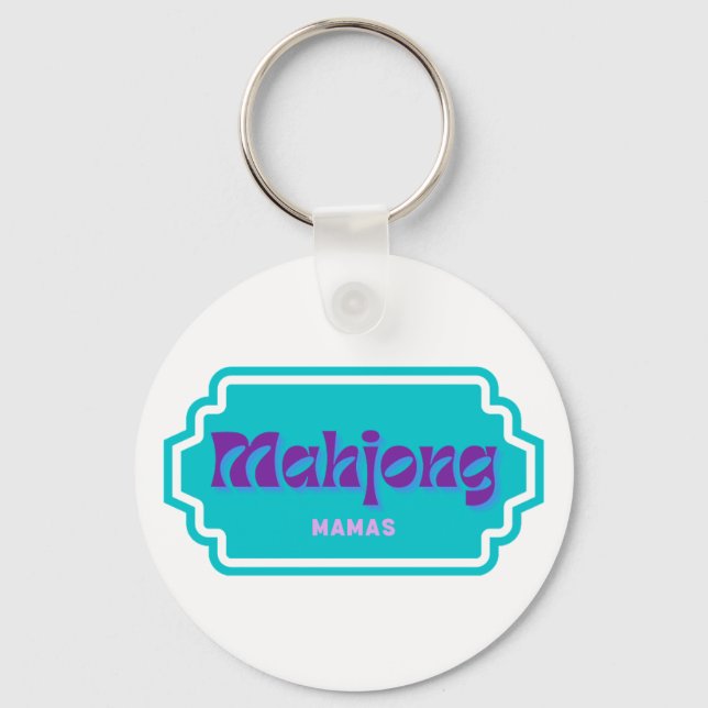 Mahjong Mamas Keychain (Front)
