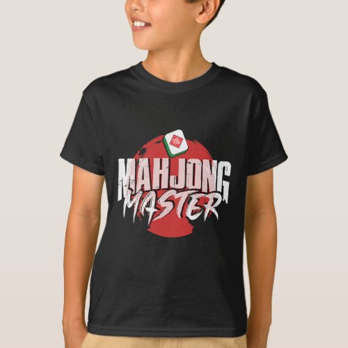 Mahjong Master Chinese Board Game MahJongg Player T_Shirt
