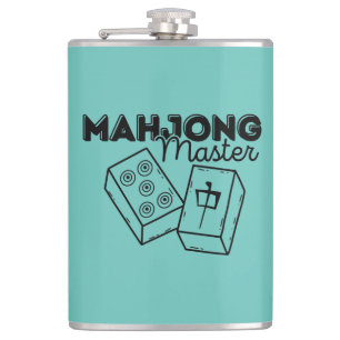 Mahjong Master Funny Mahjong Player Flask