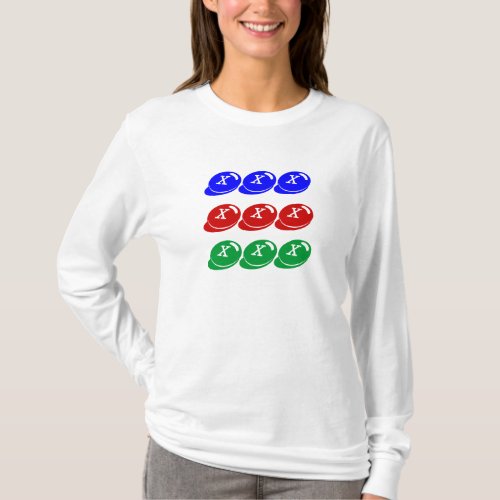 mahjong maven 9 circle fashionable players shirt