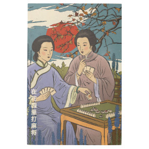 Mahjong Metal Print