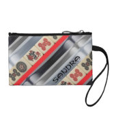 Mahjong monogrammed coin wallet (Front)