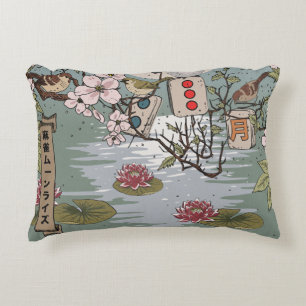 Mahjong Moonrise Accent Pillow