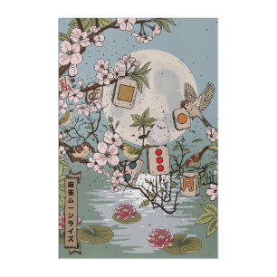 Mahjong Moonrise Acrylic Print