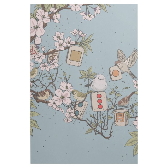 Mahjong Moonrise Gallery Wrap (Front)