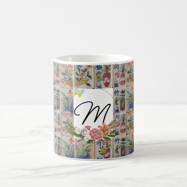 Mahjong Mug Floral (Center)