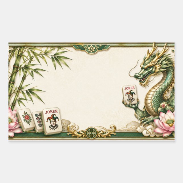 Mahjong Name  Sticker (Front)