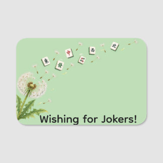 Mahjong Name Tag