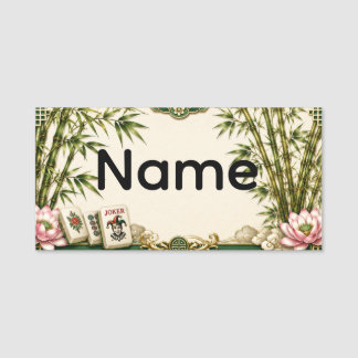 Mahjong Name Tag