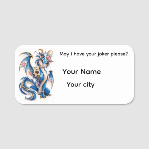Mahjong Name Tag