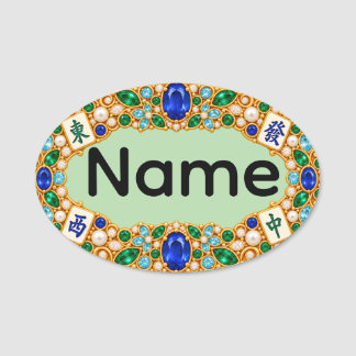 Mahjong Name Tag