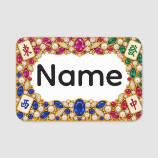 Mahjong Name Tag