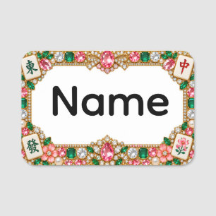 Mahjong Name Tag