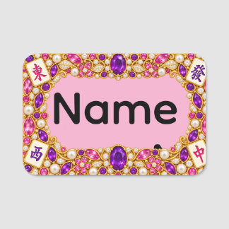 Mahjong Name Tag