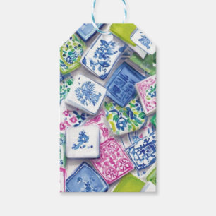 Mahjong Napkin Gift Tags