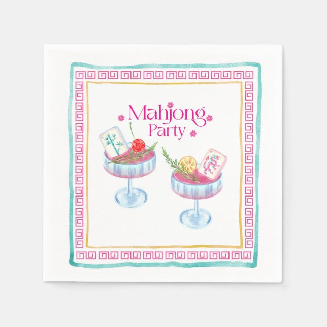 Mahjong Napkins (Front)