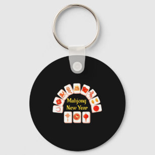 Mahjong New Year 2026 Horse Keychain