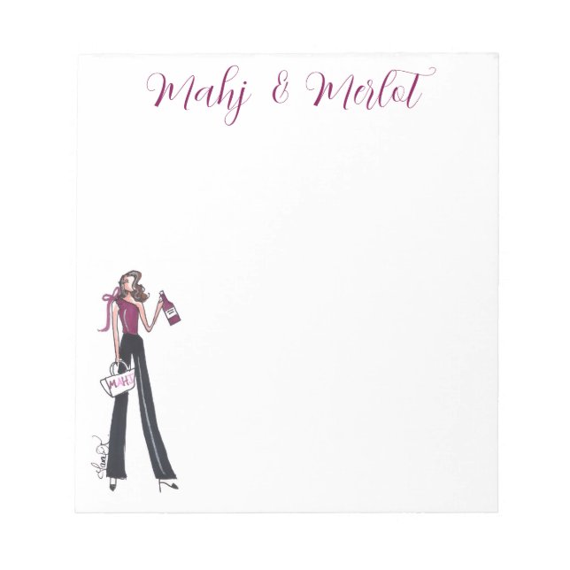 Mahjong note pad (Front)