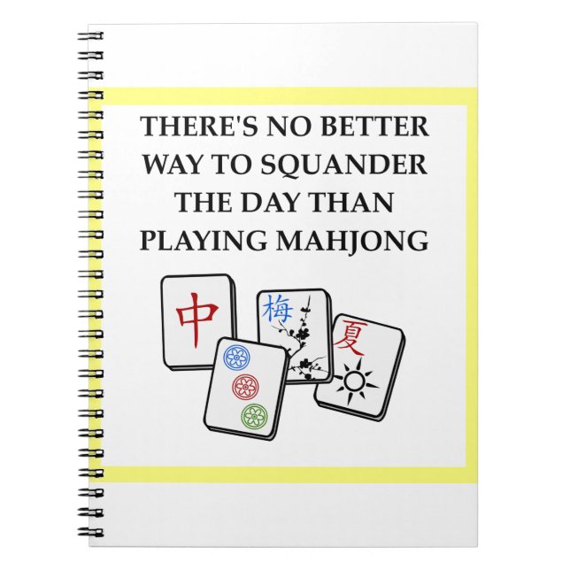 MAHJONG NOTEBOOK (Front)