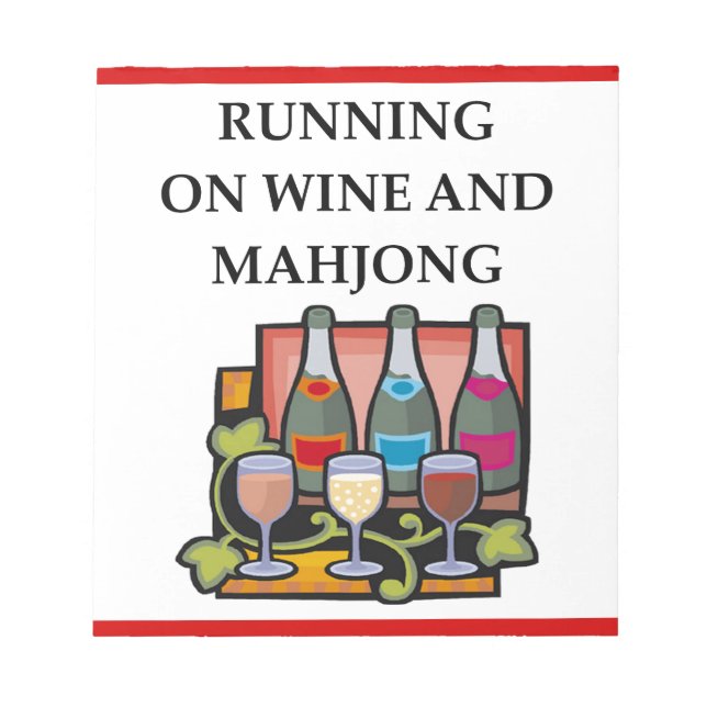 MAHJONG NOTEPAD (Front)